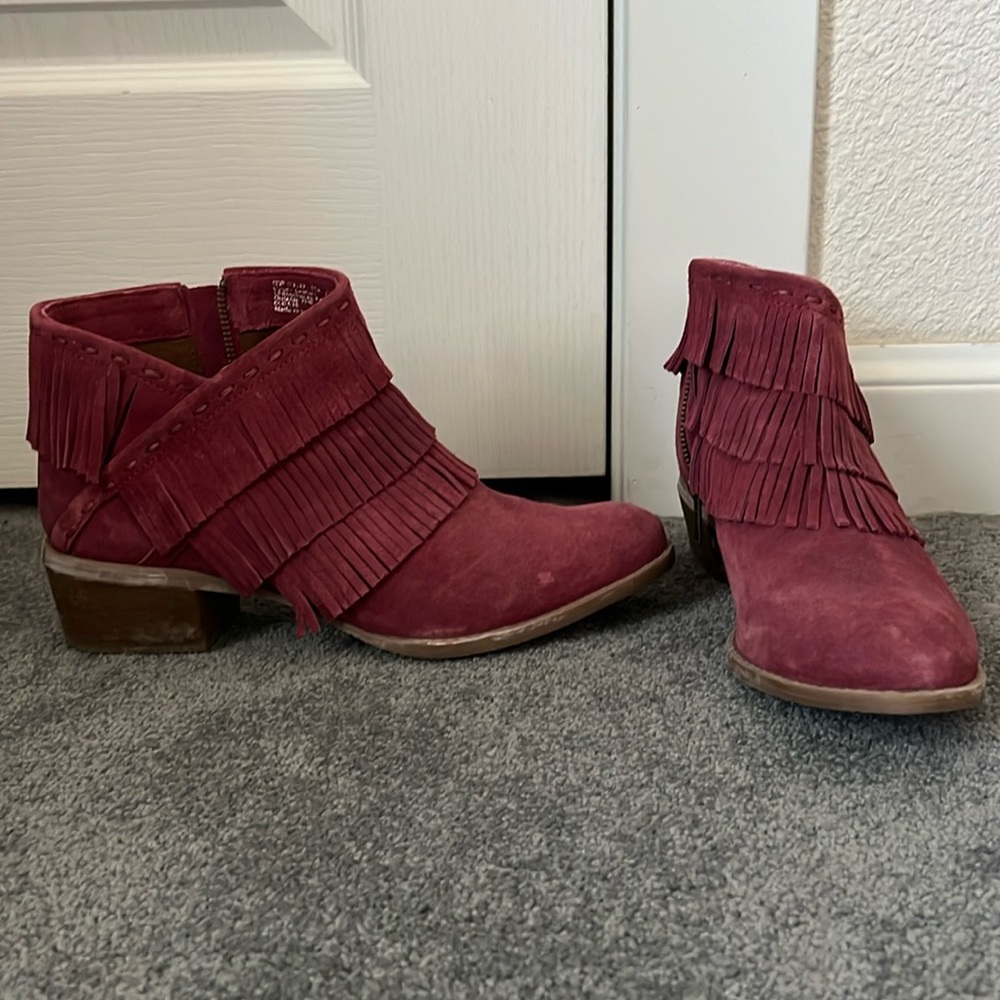 Western Bootie with Fringe